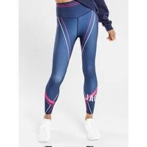 NEW Jaggad Area High-Waisted 7/8 Leggings Womens Small